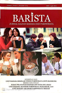 Image of Barista Jurnal Kajian Bahasa Dan Pariwisata